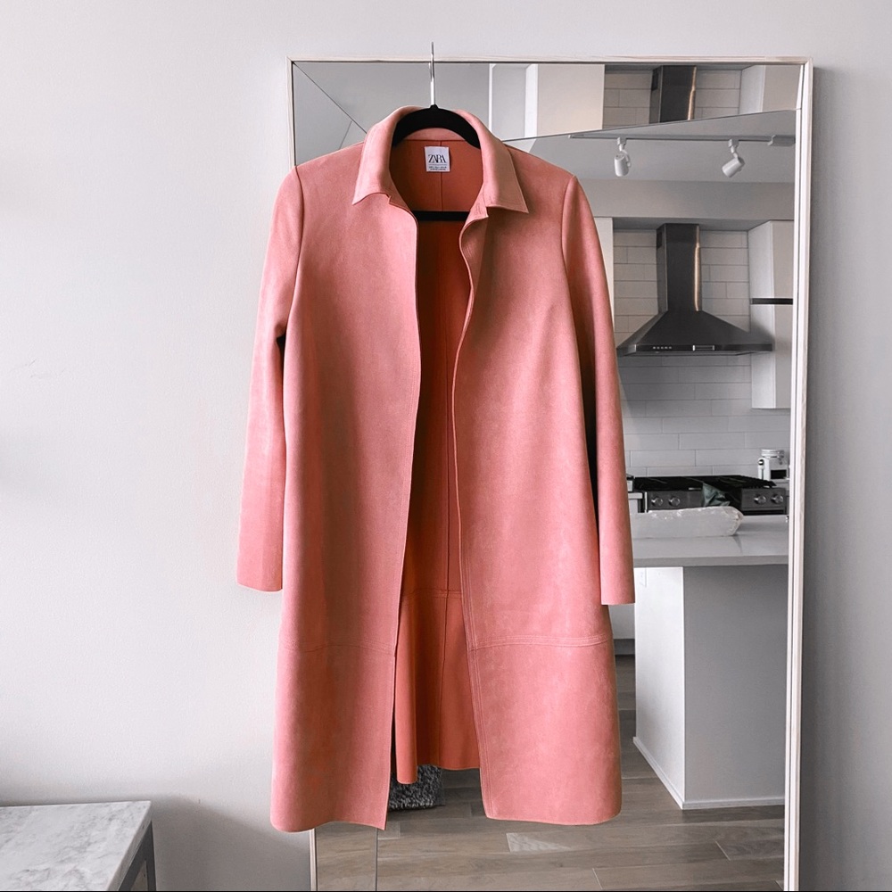 SOLD // Zara Suede Coat